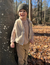 Load image into Gallery viewer, Me and Henry Gilt Sherpa Vest Beige