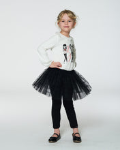 Load image into Gallery viewer, Deux Par Deux Black Tulle Skirt Leggings