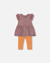 Load image into Gallery viewer, Deux Par Deux Baby Jersey Dress and Legging