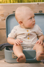 Load image into Gallery viewer, Deux Par Deux Little Paper Boats Shortie Playsuit