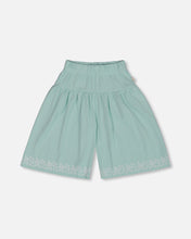 Load image into Gallery viewer, Deux Par Deux Chambray Stripe Top and Shorts Mint Green