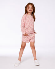 Load image into Gallery viewer, Deux Par Deux Strawberry Print Terry Shorts