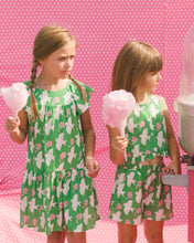 Load image into Gallery viewer, Deux Par Deux Dove Print Dress with Flounce Sleeves