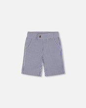 Load image into Gallery viewer, Deux Par Deux Stripe Bermuda Shorts