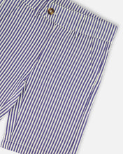 Load image into Gallery viewer, Deux Par Deux Stripe Bermuda Shorts
