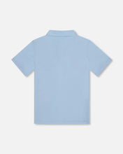 Load image into Gallery viewer, Deux Par Deux Polo Shirt Pale Blue