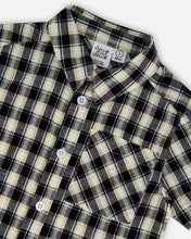 Load image into Gallery viewer, Deux Par Deux Check Print Shirt