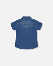Load image into Gallery viewer, Deux Par Deux Light Navy Denim Shirt
