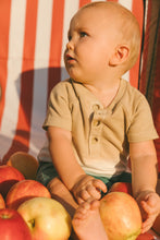 Load image into Gallery viewer, Deux Par Deux Henley Shortie Playsuit