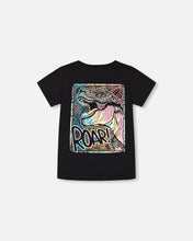 Load image into Gallery viewer, Deux Par Deux Roar Dinosaur Tee