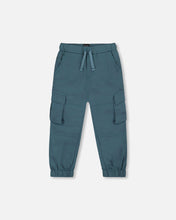 Load image into Gallery viewer, Deux Par Deux Cargo Jogger Goblin Blue