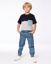Load image into Gallery viewer, Deux Par Deux Cargo Jogger Goblin Blue