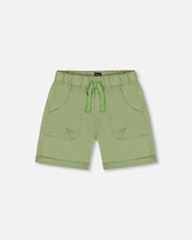 Load image into Gallery viewer, Deux Par Deux Stretch Twill Shorts Sage