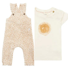 Load image into Gallery viewer, Noppies Crinkle Overall and Sunny Face Tee
