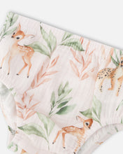 Load image into Gallery viewer, Deux Par Deux Deer Print Dress and Bloomer`