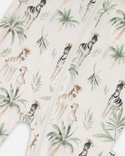 Load image into Gallery viewer, Deux Par Deux Zebra Print Sleeper