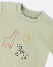 Load image into Gallery viewer, Deux Par Deux Jungle Animal Tee and Short