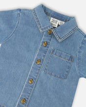 Load image into Gallery viewer, Deux Par Deux Denim Shirt and Short