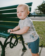 Load image into Gallery viewer, Deux Par Deux Turtle Print Tee and Short