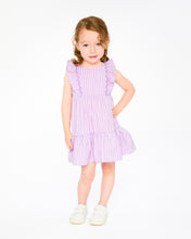 Load image into Gallery viewer, Deux Par Deux Lilac Stripe Dress