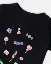 Load image into Gallery viewer, Deux Par Deux Candy Print Tee