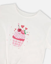 Load image into Gallery viewer, Deux Par Deux Cupcake Print Tee