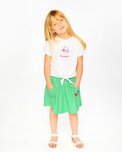 Load image into Gallery viewer, Deux Par Deux Cherry Twirl Skort