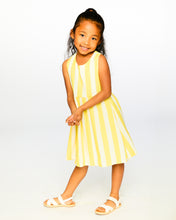 Load image into Gallery viewer, Deux Par Deux Yellow Stripe Dress