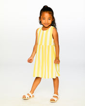 Load image into Gallery viewer, Deux Par Deux Yellow Stripe Dress