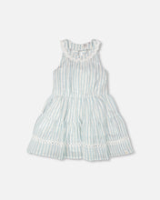 Load image into Gallery viewer, Deux Par Deux Stripe Tier Dress