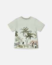 Load image into Gallery viewer, Deux Par Deux Safari Scene Tee