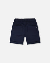 Load image into Gallery viewer, Deux Par Deux Stretch Twill Short Navy
