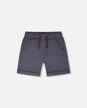 Load image into Gallery viewer, Deux Par Deux Stretch Twill Short Grey