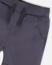 Load image into Gallery viewer, Deux Par Deux Stretch Twill Short Grey