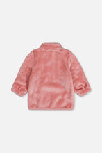 Load image into Gallery viewer, Deux Par Deux Plush Baby Jacket Rosy Pink