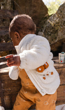 Load image into Gallery viewer, Deux Par Deux Sherpa Baby Jacket with Bunny Pocket