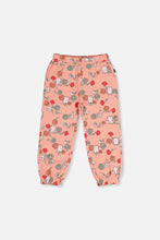 Load image into Gallery viewer, Deux Par Deux Jogger Cats and Flowers