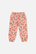 Load image into Gallery viewer, Deux Par Deux Jogger Cats and Flowers