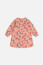 Load image into Gallery viewer, Deux Par Deux Dress Cats and Flowers