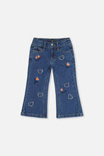 Load image into Gallery viewer, Deux Par Deux Boot Leg Jeans Navy Denim