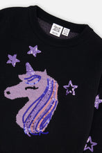 Load image into Gallery viewer, Deux Par Deux Stardust Unicorn Sweater
