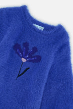 Load image into Gallery viewer, Deux Par Deux Sweater Dress Dazzling Blue