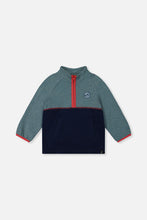 Load image into Gallery viewer, Deux Par Deux Zip Neck Pullover