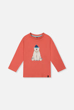Load image into Gallery viewer, Deux Par Deux Polar Bear Tee Orange