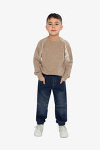 Load image into Gallery viewer, Deux Par Deux Brushed Jersey Tee Light Taupe
