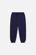 Load image into Gallery viewer, Deux Par Deux Fleece Jogger Navy