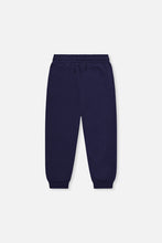 Load image into Gallery viewer, Deux Par Deux Fleece Jogger Navy