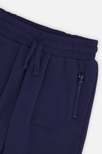Load image into Gallery viewer, Deux Par Deux Fleece Jogger Navy