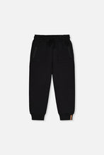 Load image into Gallery viewer, Deux Par Deux Fleece Jogger Black