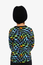 Load image into Gallery viewer, Deux Par Deux Abstract Check Tee